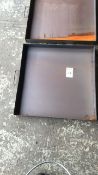 Steel 2ft x 2ft x 2 inch drip tray qty 4