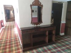 Sideboard and mirror