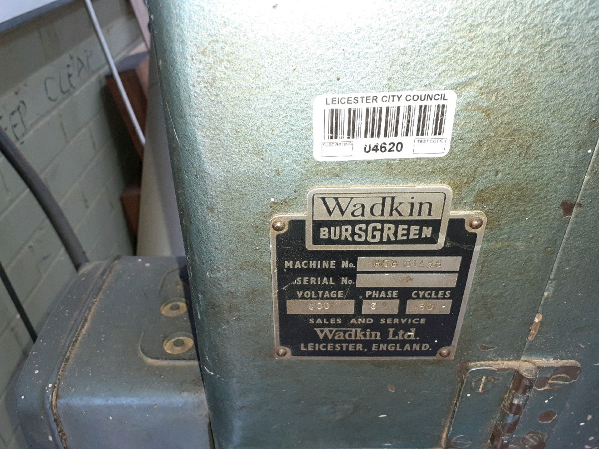 Wadkin Bursgreen vertical bandsaw - Image 4 of 4