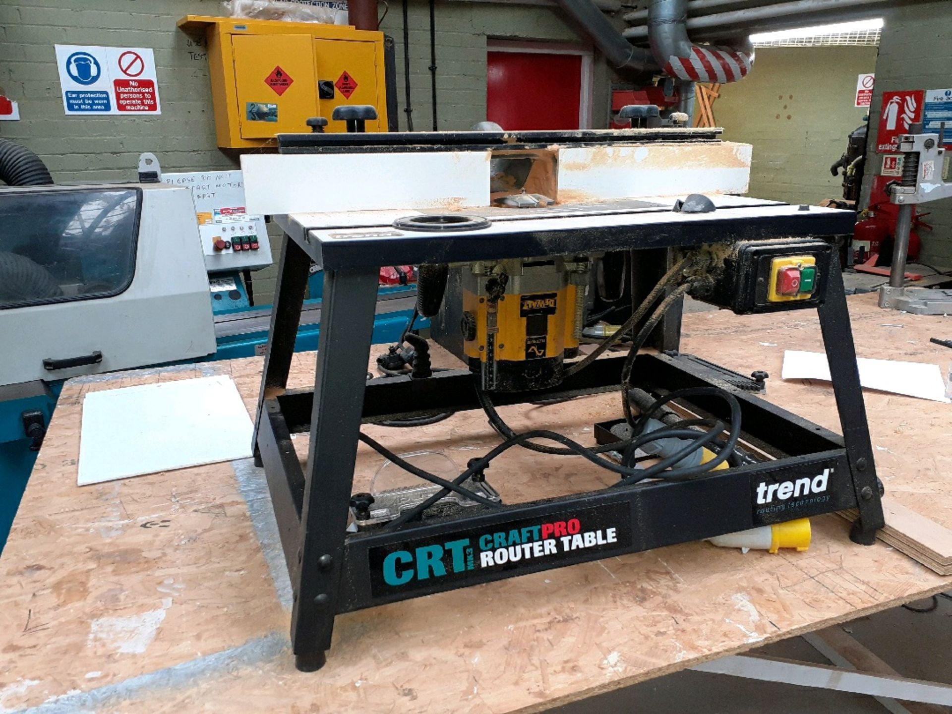 Router table and router