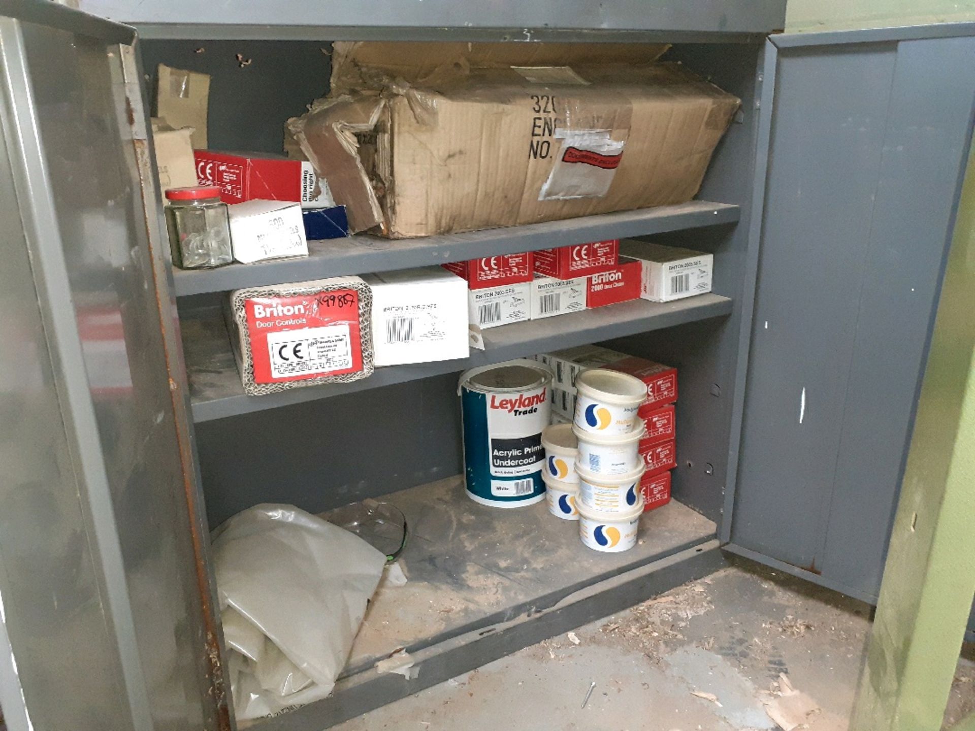 Cupboard and contents