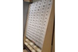 Card stands with wrapping paper shelves x2 - 1 metre x 1.5 metre