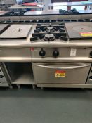 Baron 2 Gas hob, hot plate and oven with side