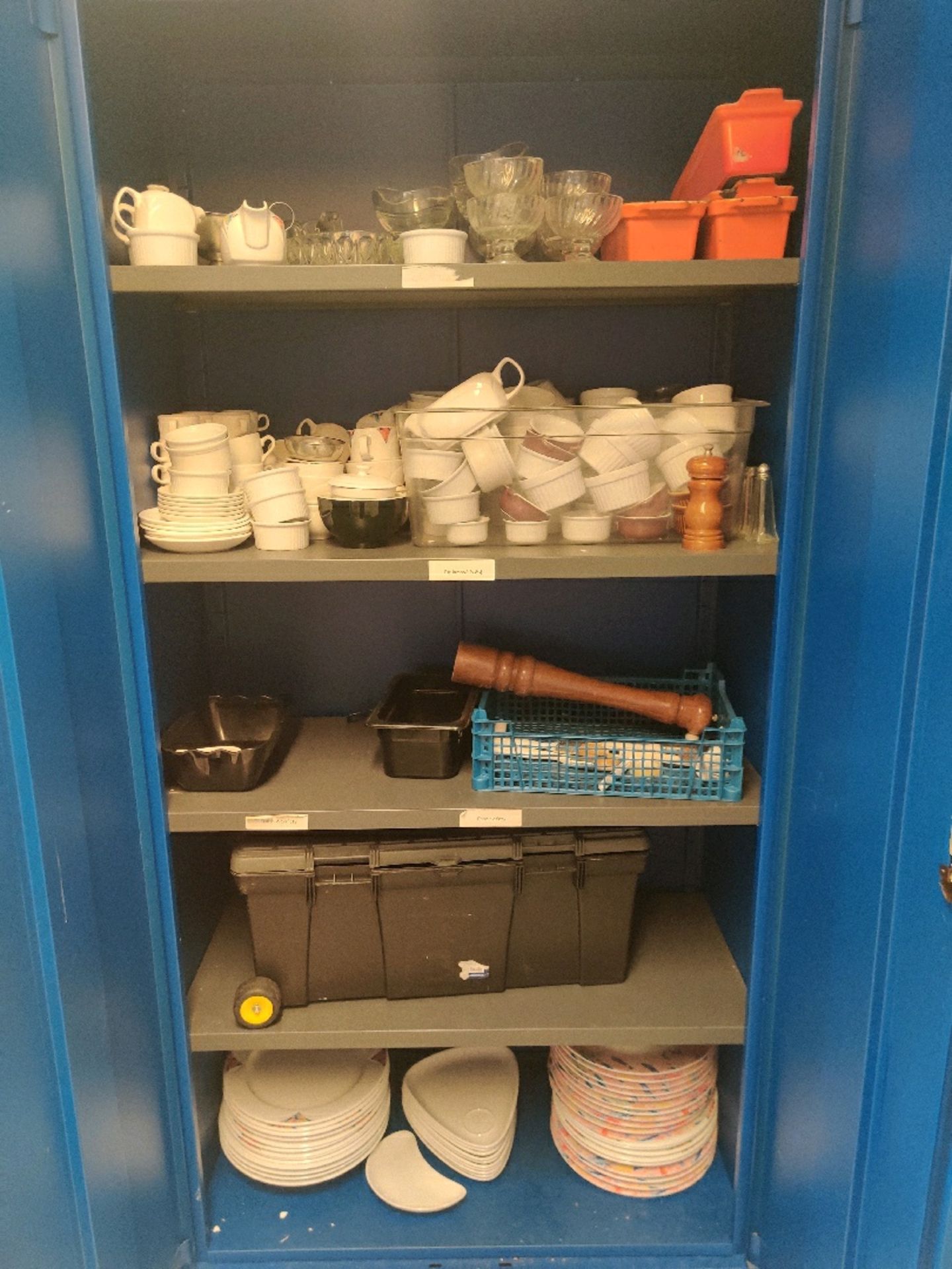 Contents of blue cupboard