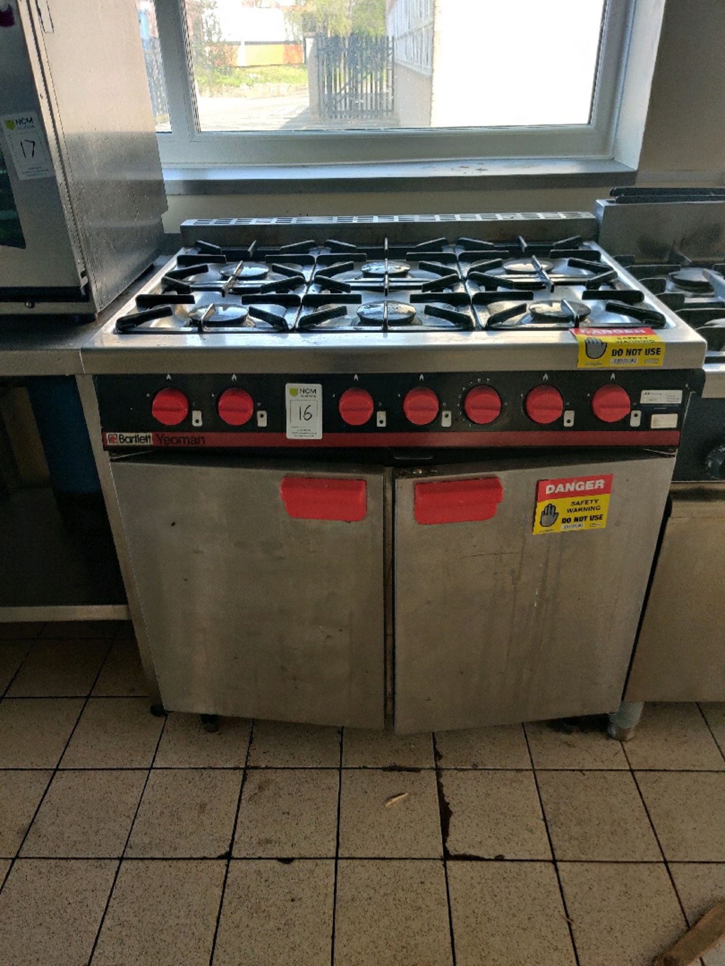 Bartlett yeoman 6 gas hob and oven