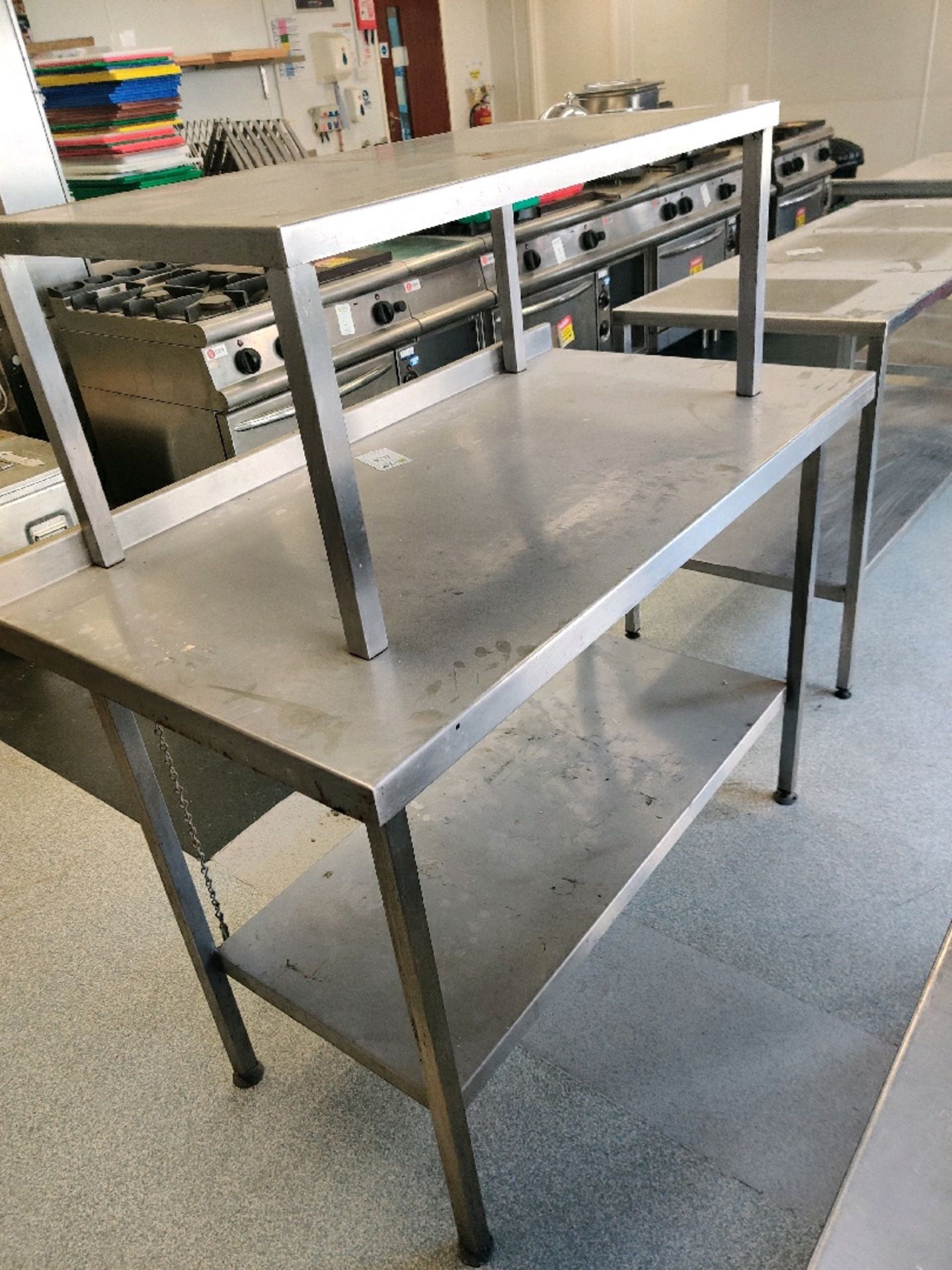 Stainless steel prepping station - Image 2 of 3