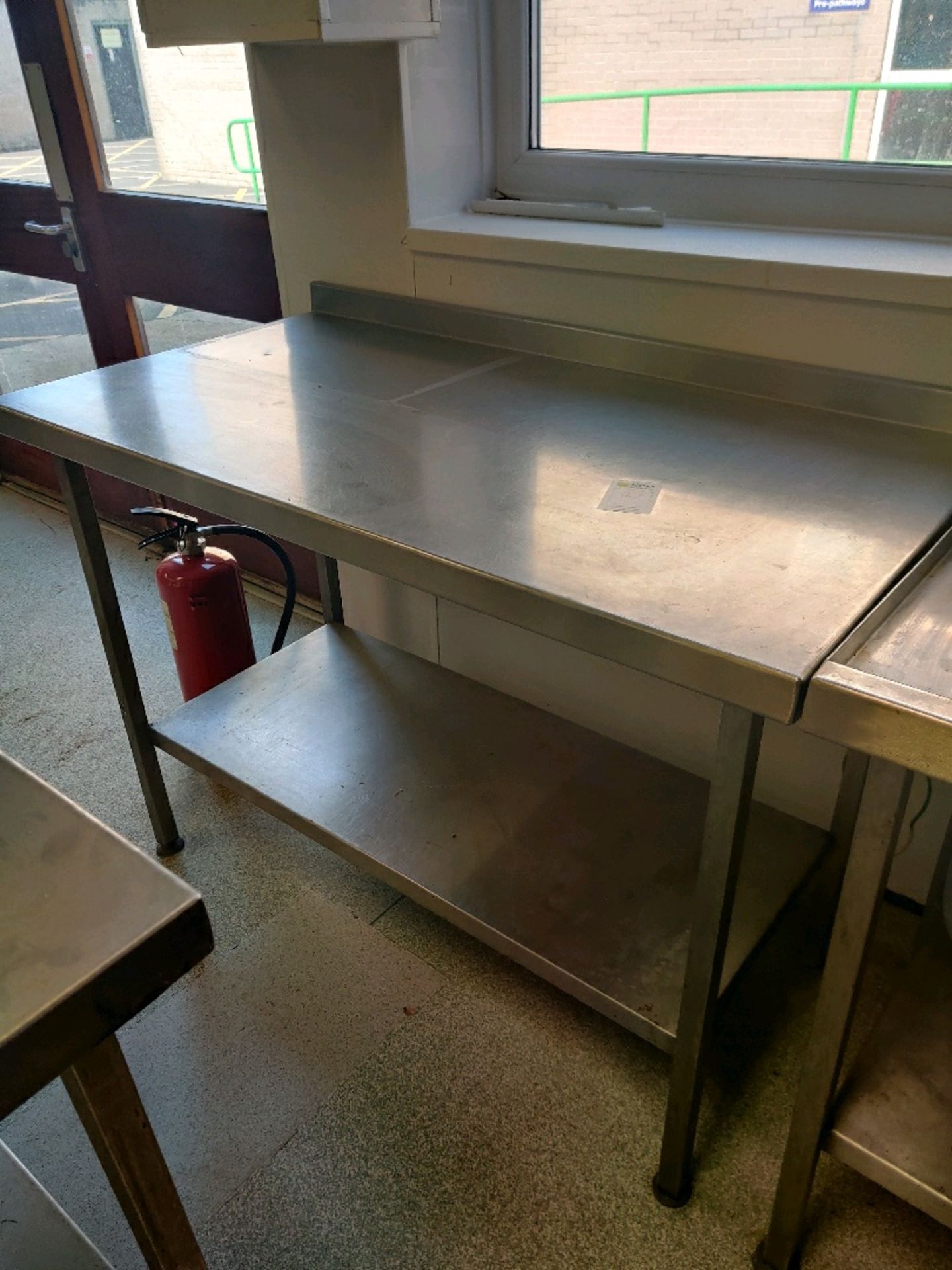 Stainless steel prepping station