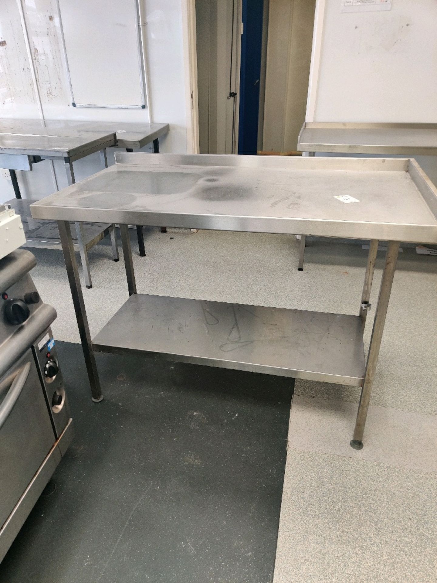 Stainless steel prepping station