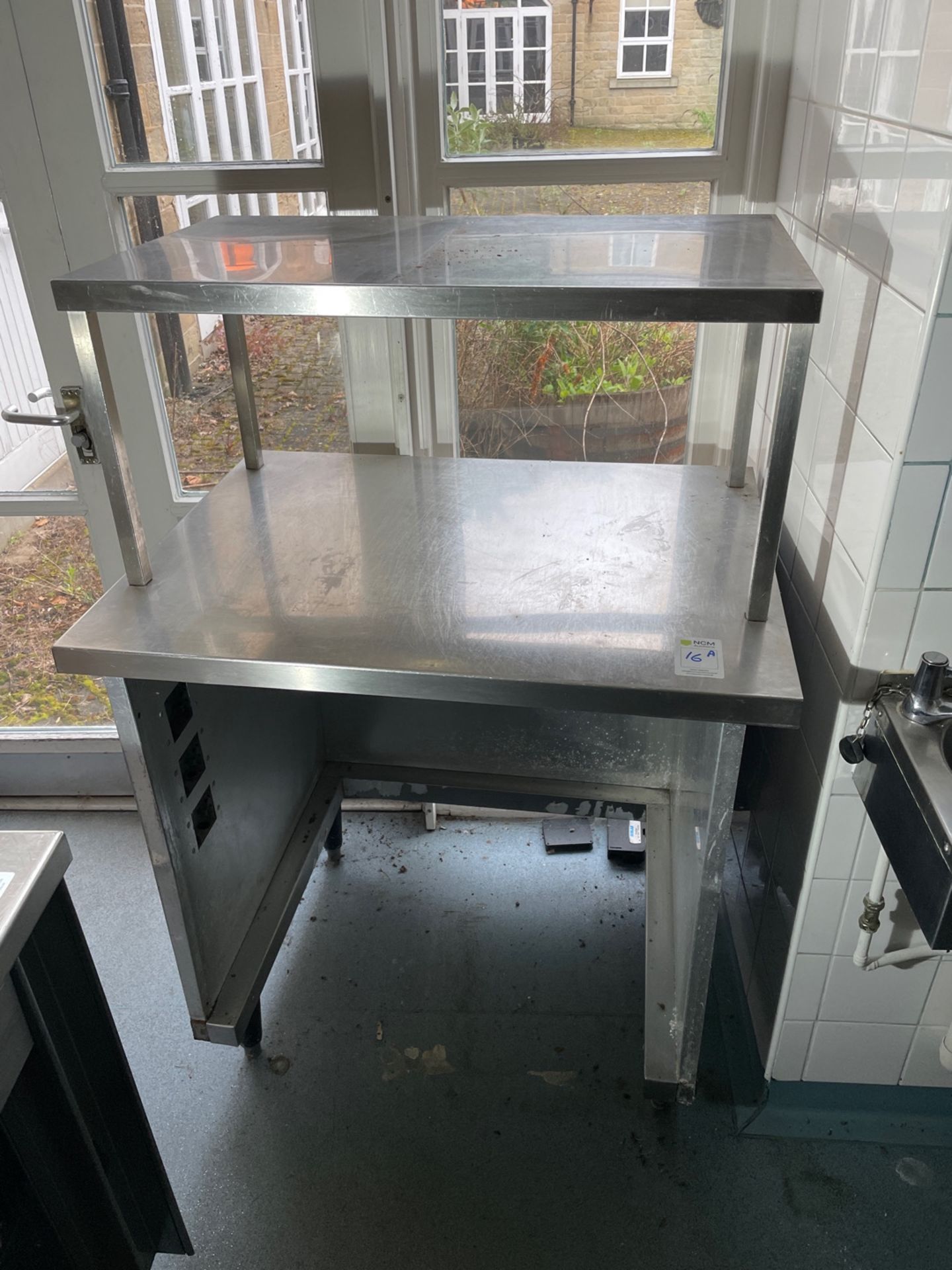 Stainless Steel Shelved Unit