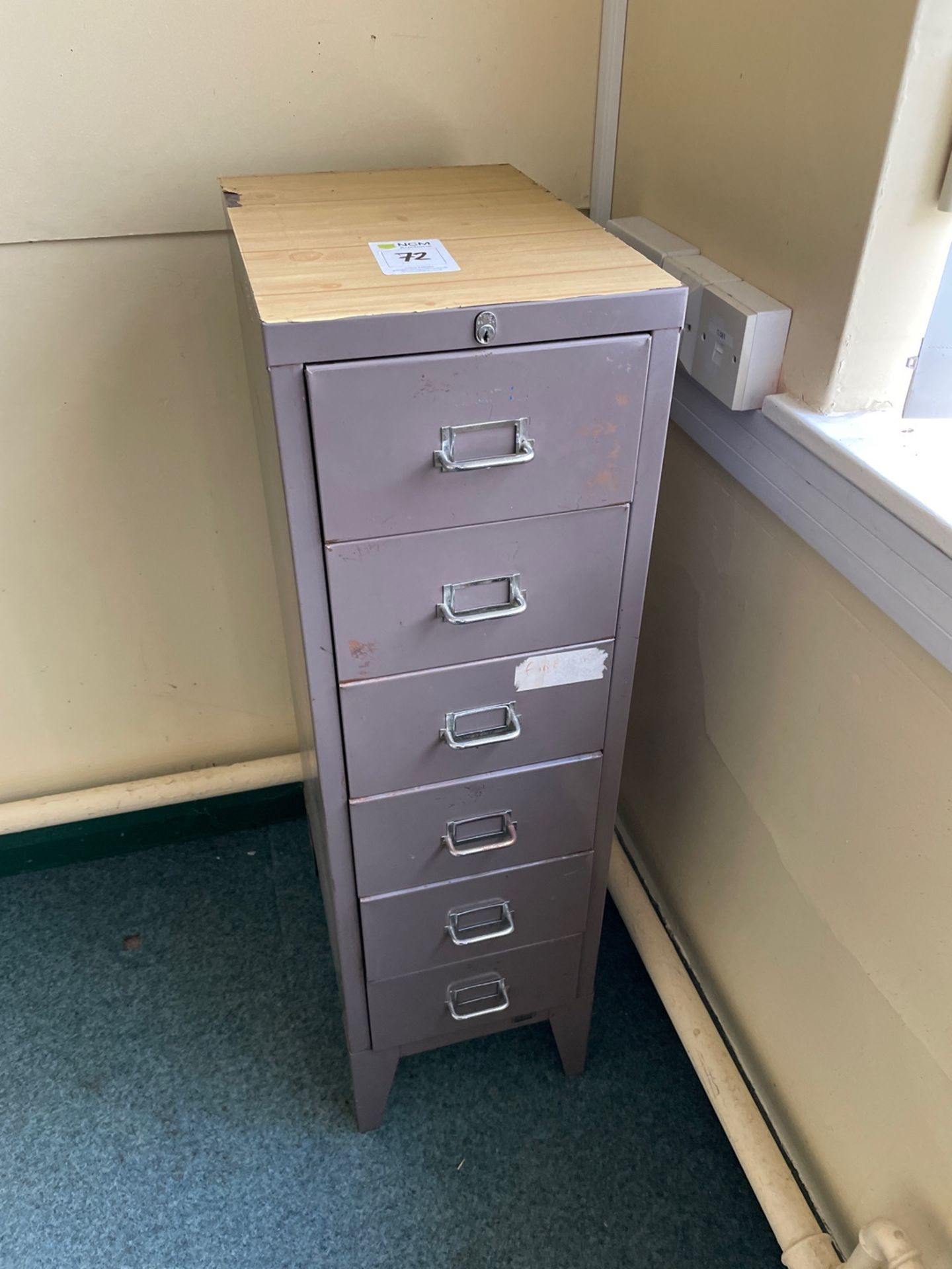 Metal 6 Drawer Storage Unit