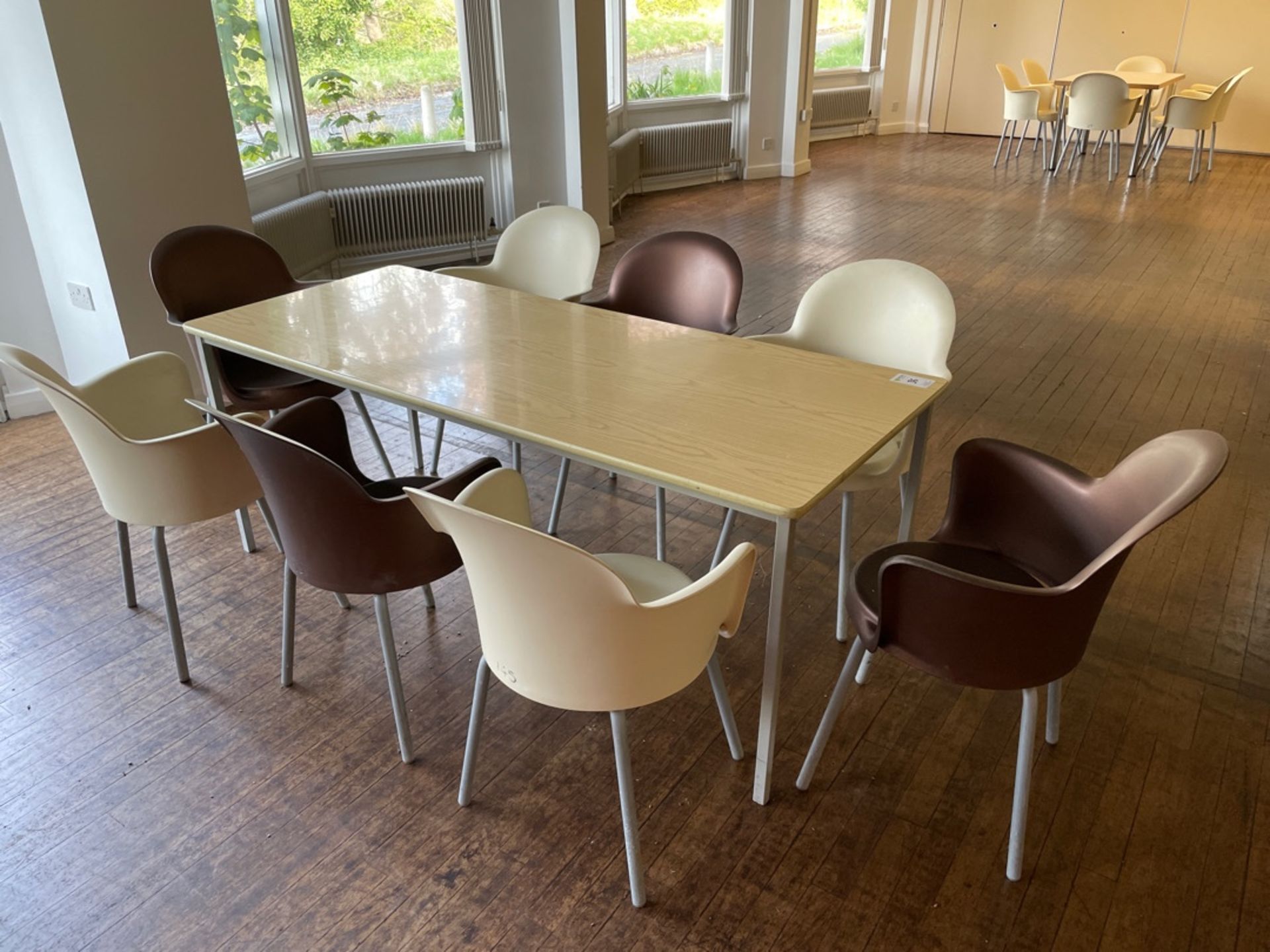 Table and 8 Chairs