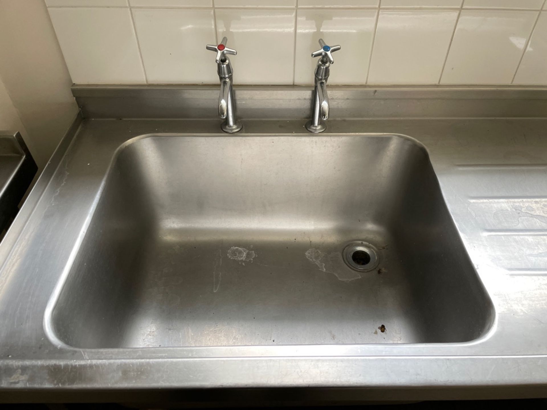 Stainless Steel Single Bowl Sink Unit & Table - Image 2 of 2