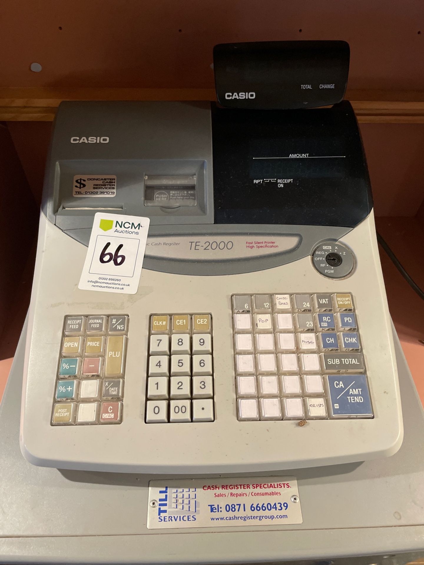 Casio TE-2000 Electronic Cash Register - Image 2 of 2