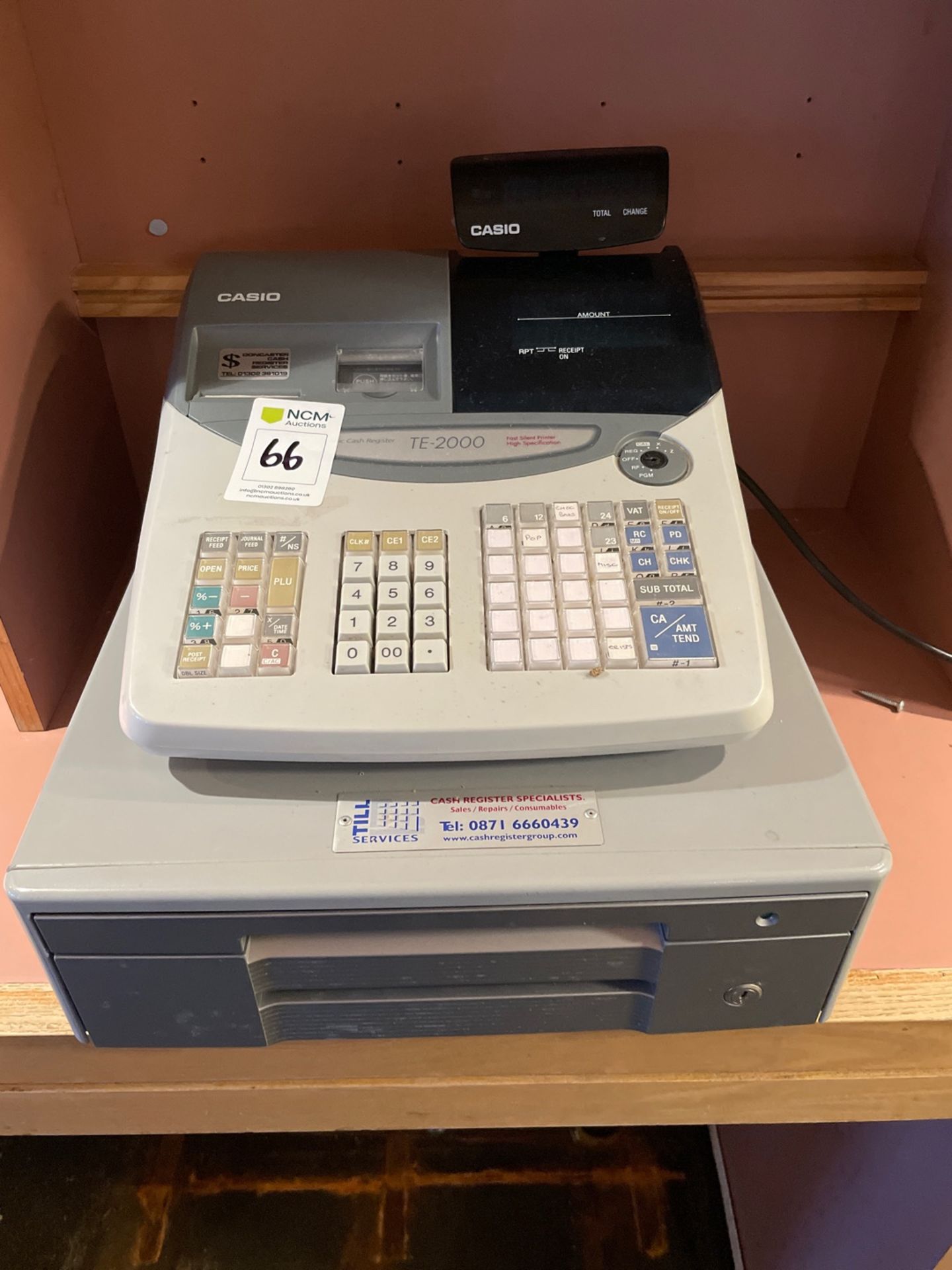 Casio TE-2000 Electronic Cash Register