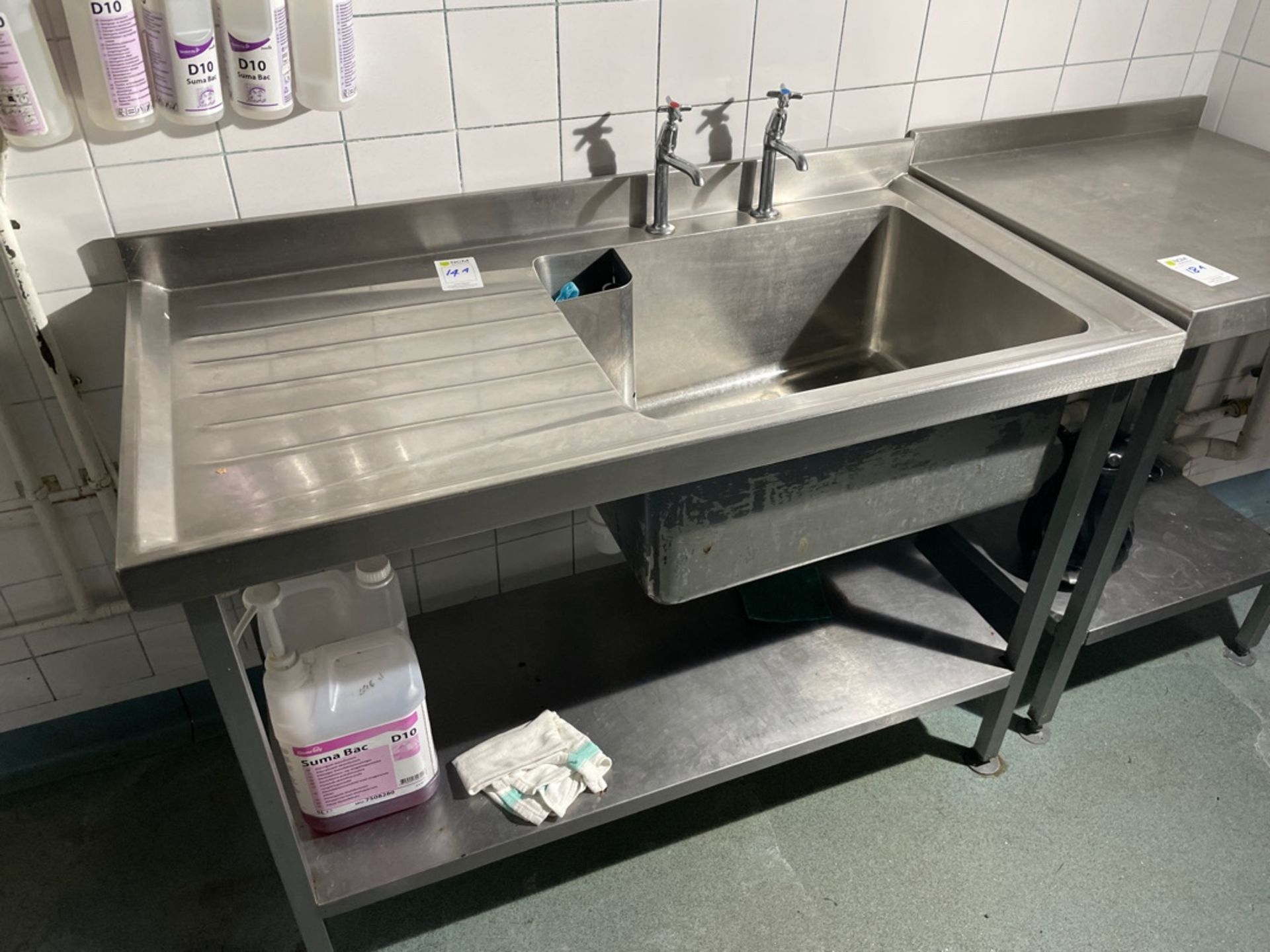 Stainless Steel Single Bowl Sink Unit
