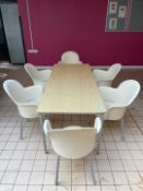 Table and 6 Chairs