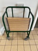 Mobile Tray Trolley C/w Trays