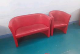 Sofa and chair