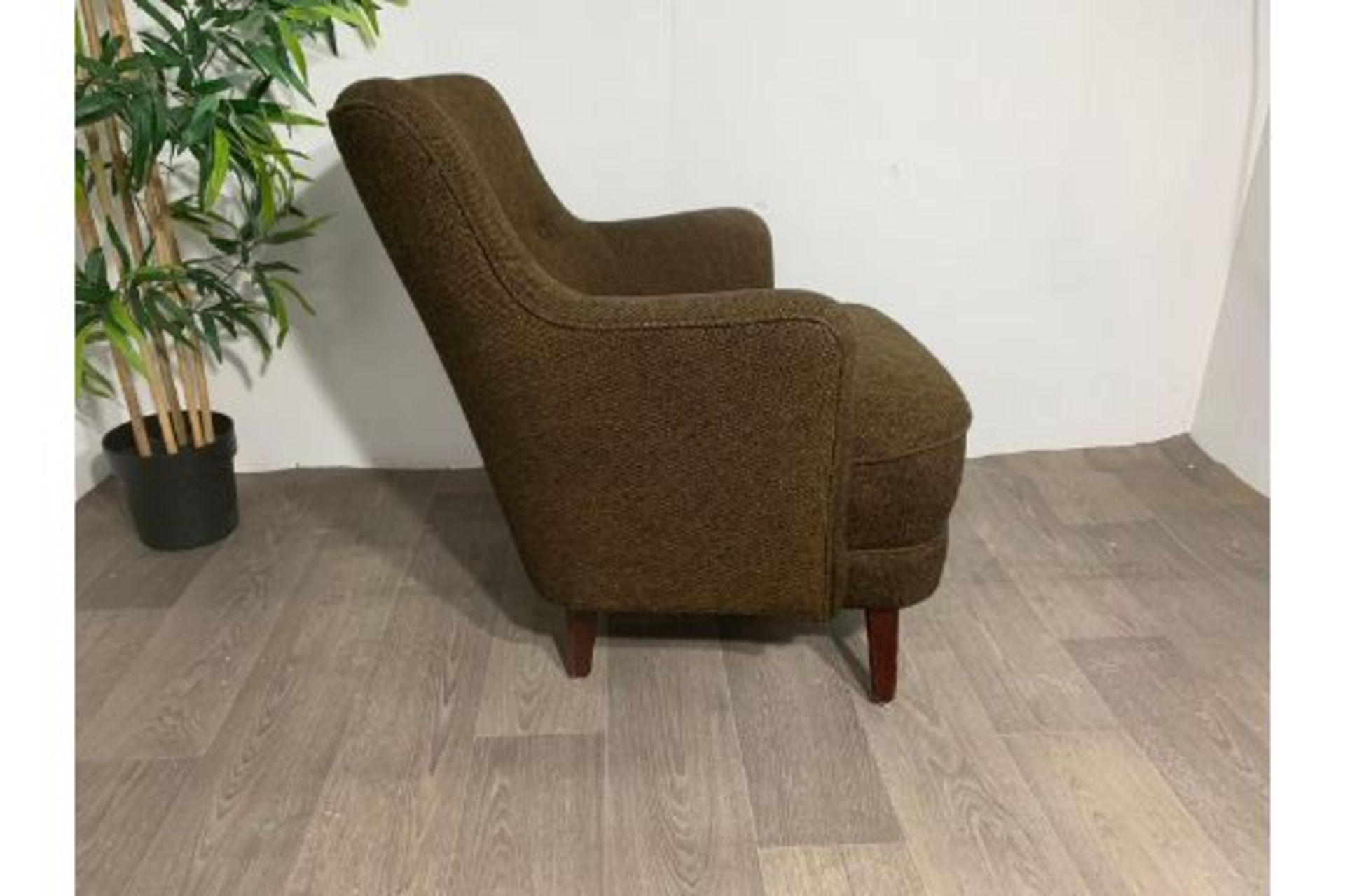 Brown Armchair - Image 2 of 4