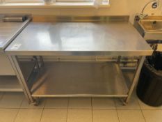 Mobile Stainless Steel Prep Station