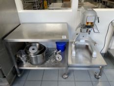 Mobile Stainless Steel Prep Station