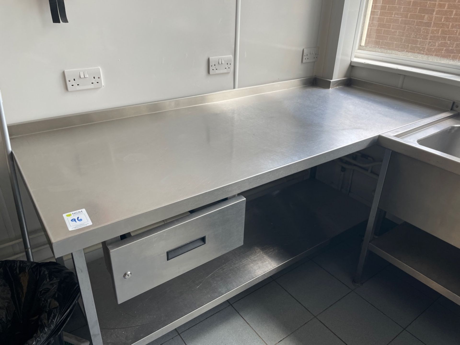 Mobile Stainless Steel Prep Station