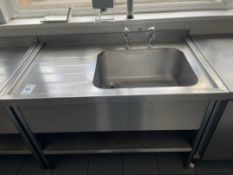 Stainless Steel Single Bowl Sink Unit