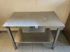 Benham Stainless Steel Prep Station