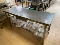 Stainless Steel Prep Table