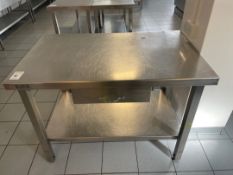 Benham Stainless Steel Prep Station