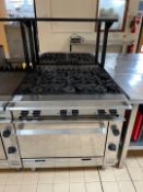 Falcon Cheiftain 6 Gas Burner Range