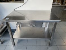 Benham Stainless Steel Prep Station