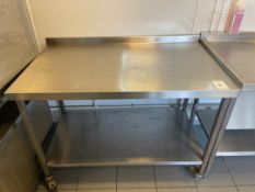 Mobile Stainless Steel Prep Station