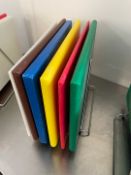 Selection Of Chopping Boards & Holder