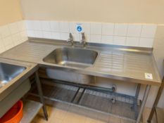 Stainless Steel Single Bowl Sink Unit