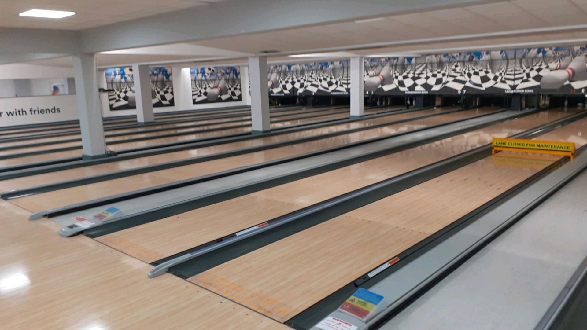 Brunswick 10 lane bowling alley