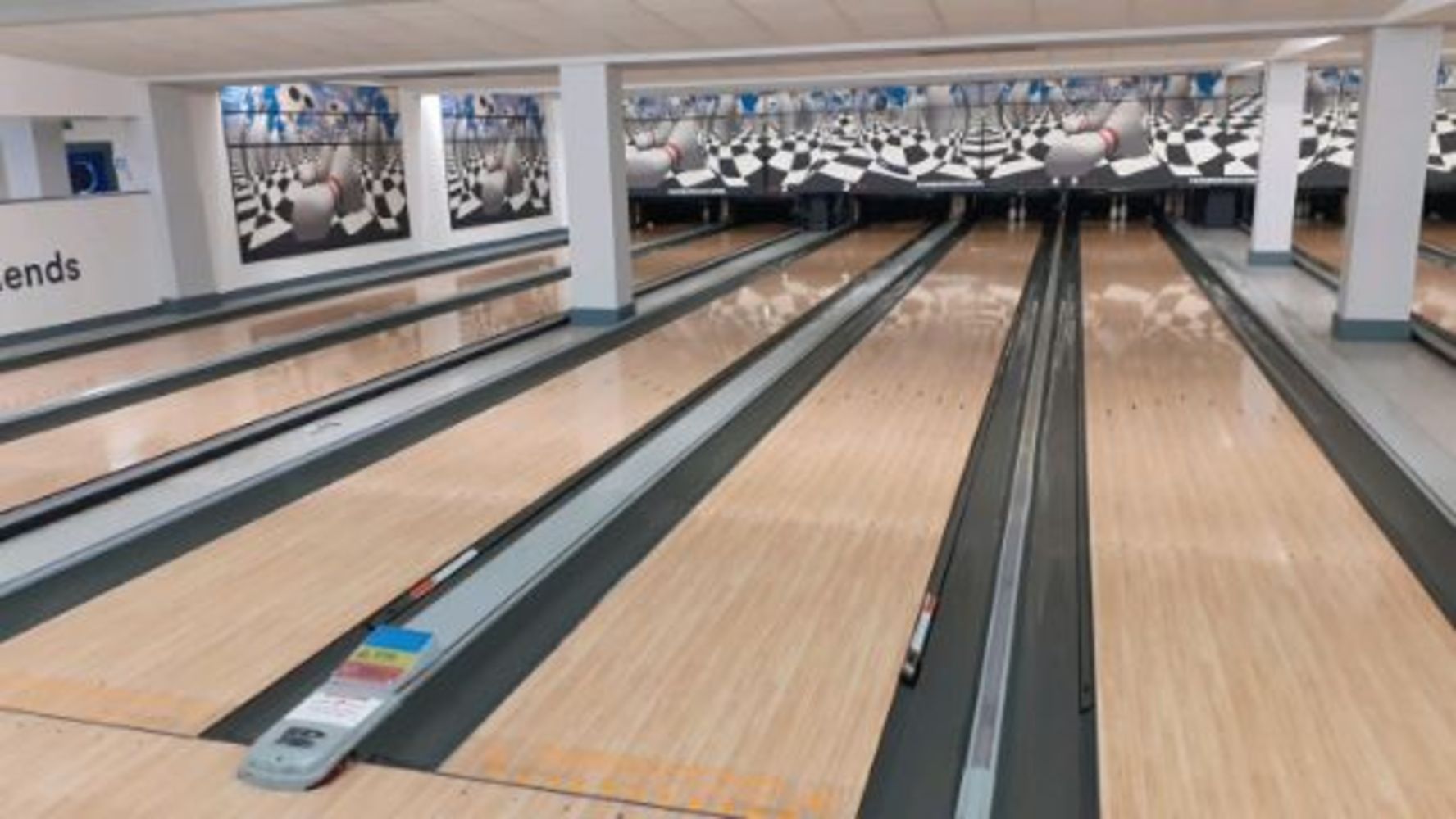 Exclusive Tenpin Bowling Alley From Farnborough Leisure Centre includes 10 Lanes, Seating Area, Bowling Pins And Much More!