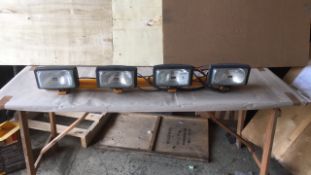 Truck cab light bar