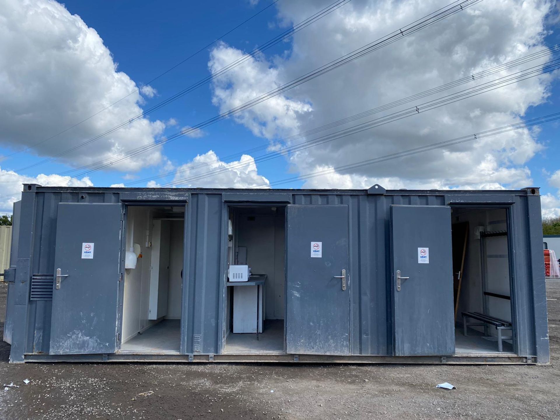 40ft x 10ft office, kitchen and toilet container cabin