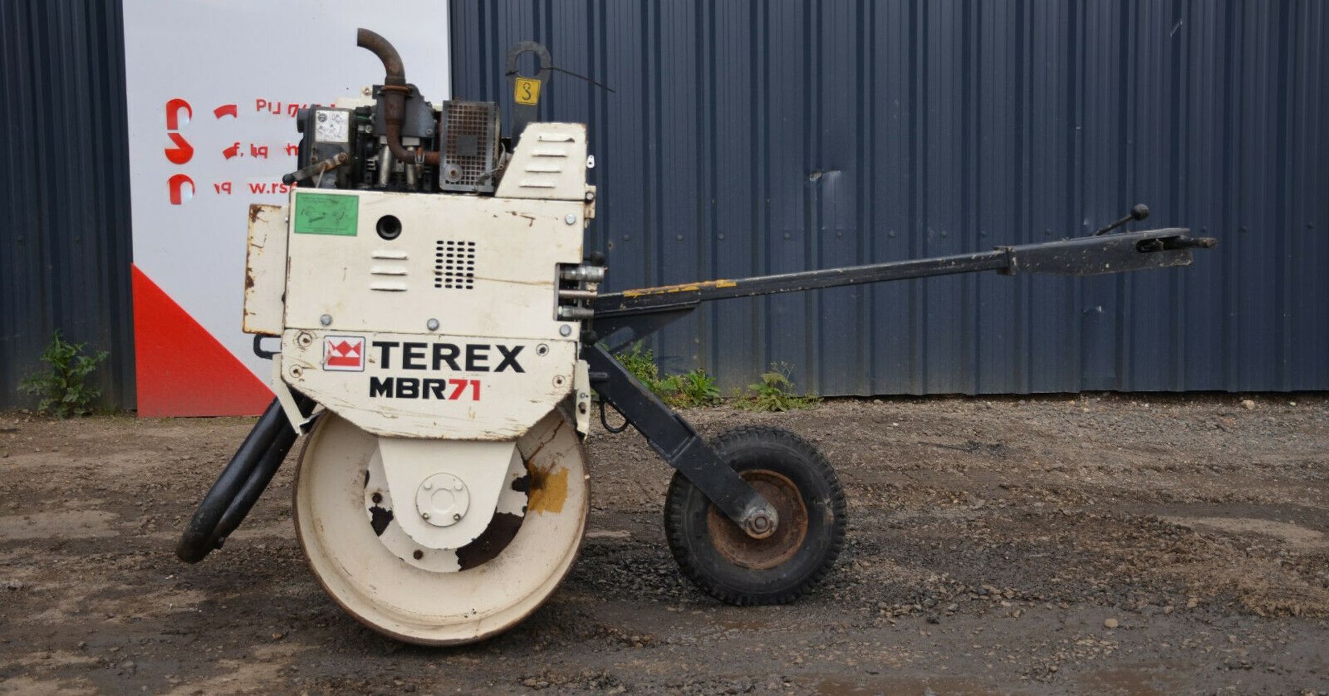 Terex mbr71 roller 2013 single drum