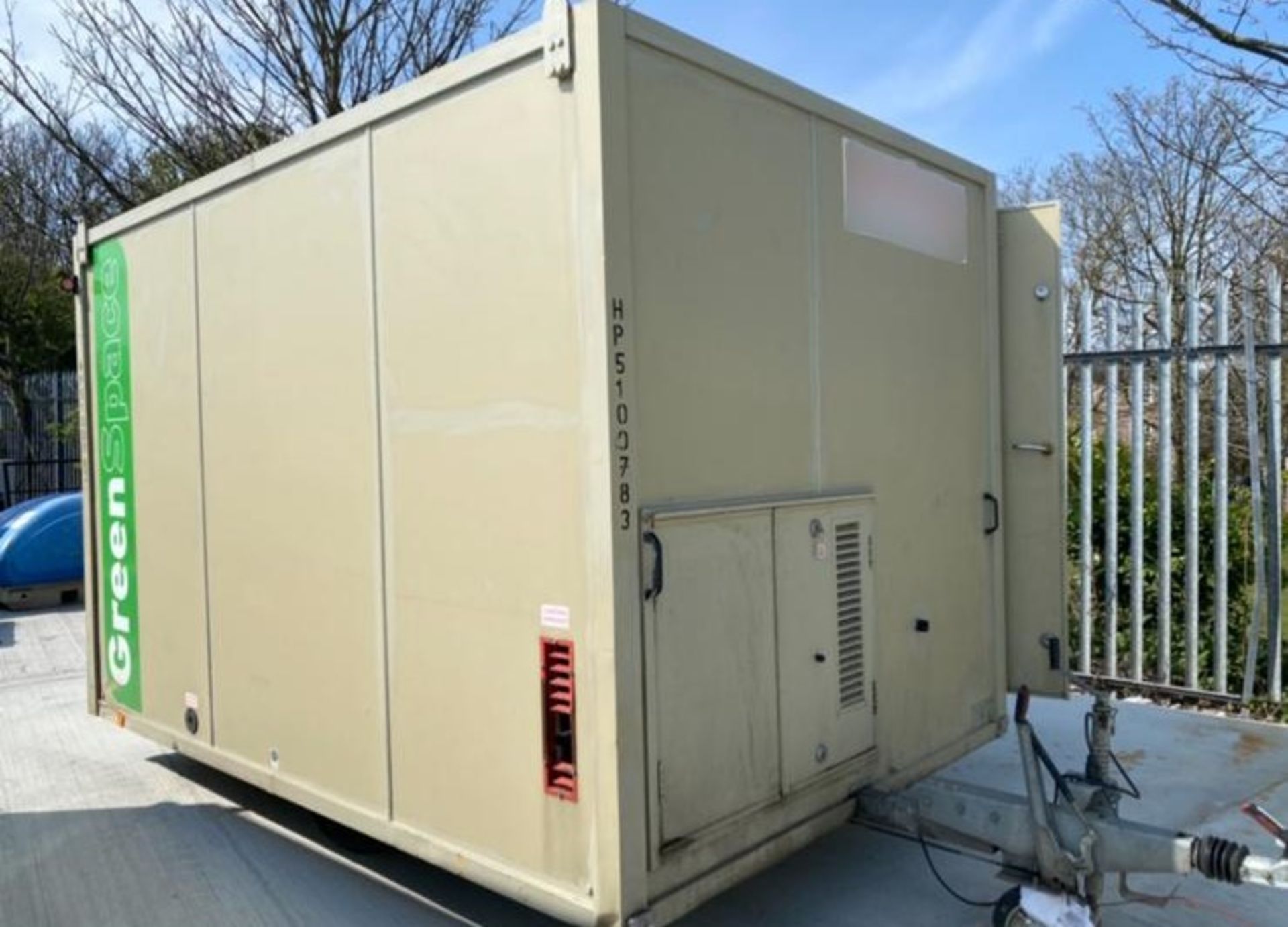 12ft 6 man towable welfare unit - AJC with generator