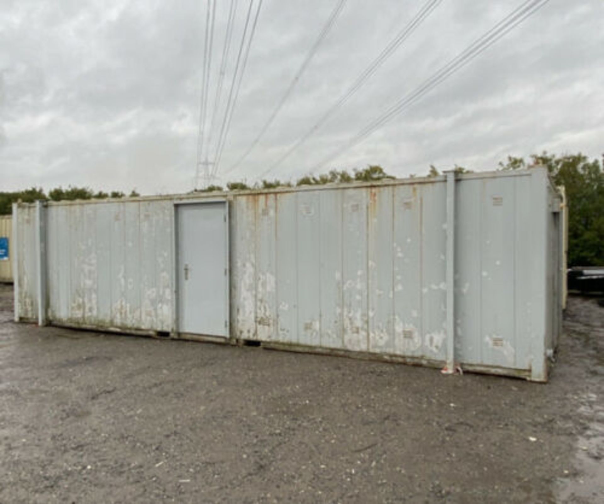 32ft 6 + 1 Male & Female Toilet Block Site Cabin Welfare Unit Wc Block Container. - Image 2 of 12