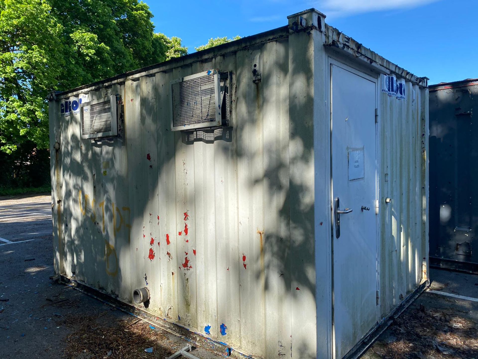 13ft 2 + 1 male and female toilet block container - Image 3 of 13