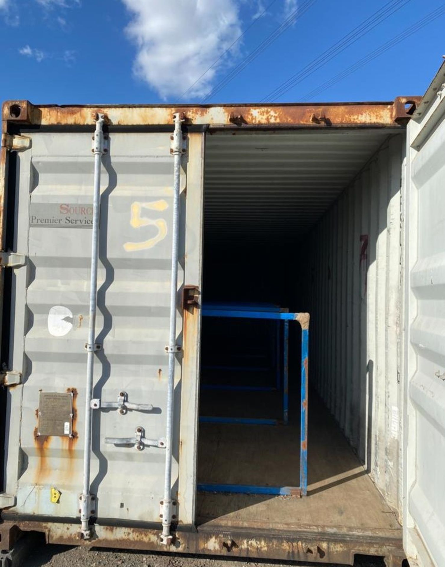 40ft x 8ft storage container shipping container - Image 3 of 7