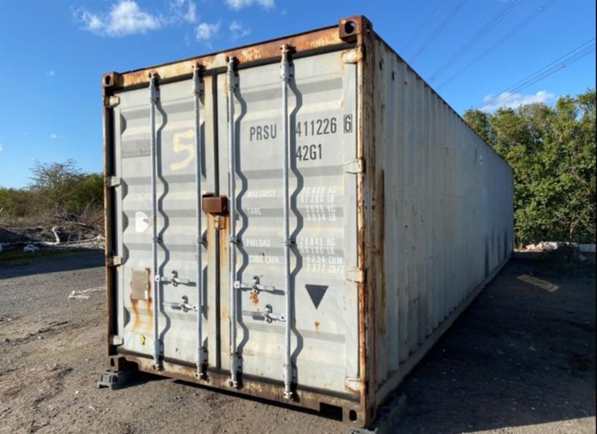 40ft x 8ft storage container shipping container