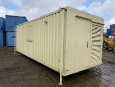 Anti Vandal Steel Portable Welfare Unit 24ft x 9ft on Jack legs