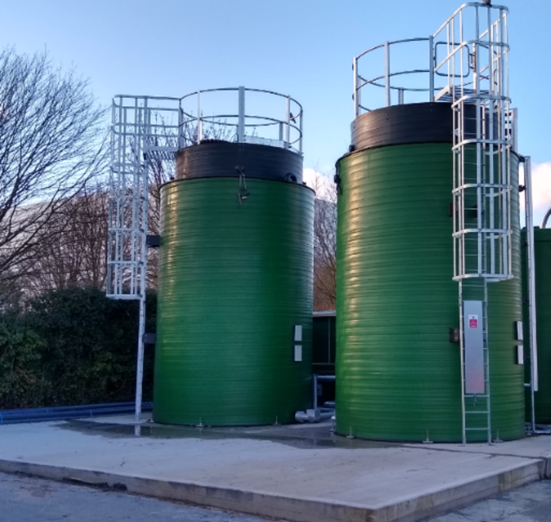 Storage Containers Two 24,000 Litre Storage tanks by Chemresist Ltd