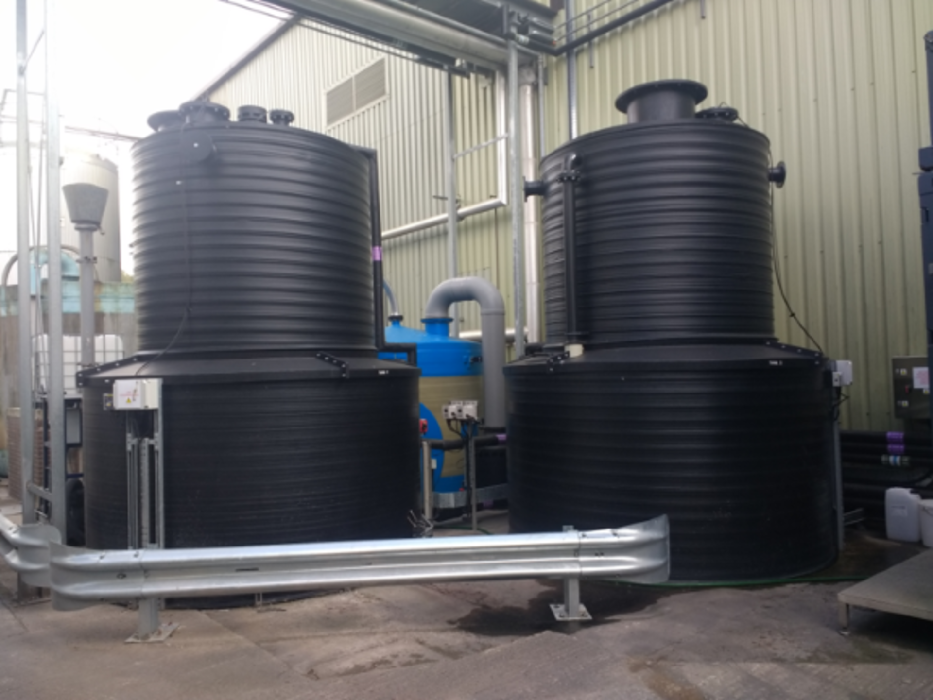 Two x bunded Storage tanks 6000 l