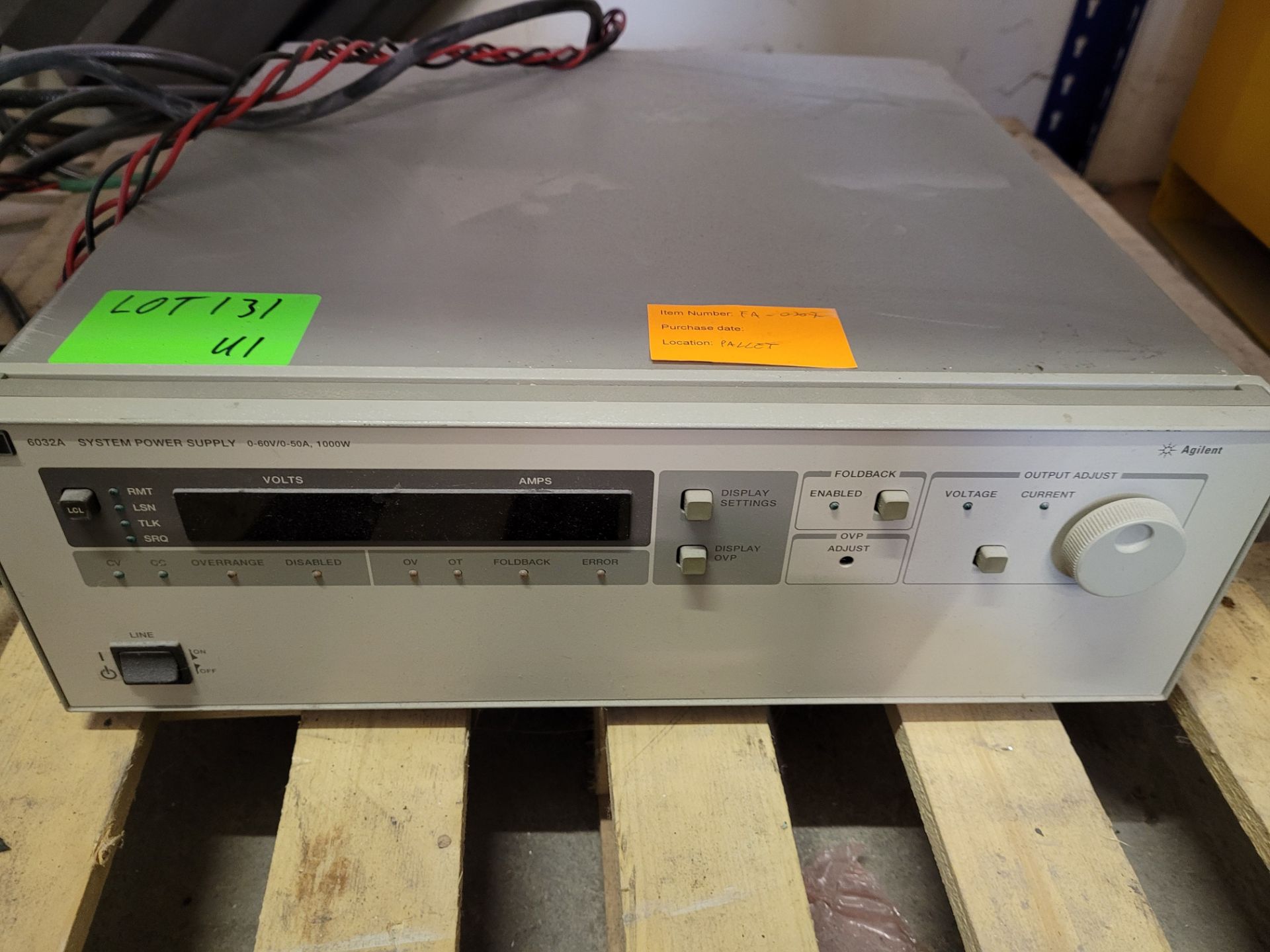 System power supply, Agilent