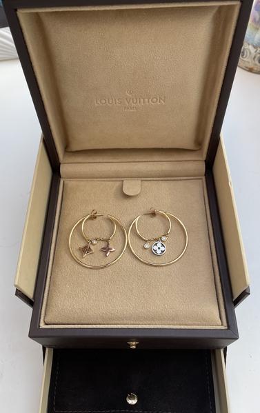 Louis Vuitton Diamond Earrings - Image 2 of 7